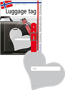 Luggage tag Order-No. 01-02 gb